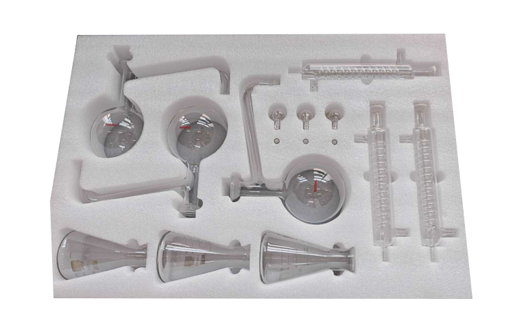 3工位蒸餾儀玻璃儀器套裝 YT-ZLTZ3